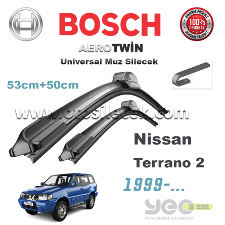 Nissan Terrano 2 Bosch Aerotwin Muz Silecek Takımı 1999->