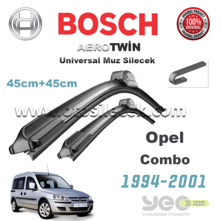Opel Combo Bosch Aerotwin Muz Silecek Takımı 1994-2001