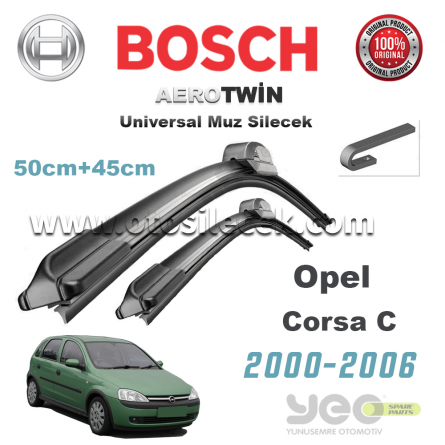 Opel Corsa C Bosch Aerotwin Muz Silecek Takımı 2000-2006