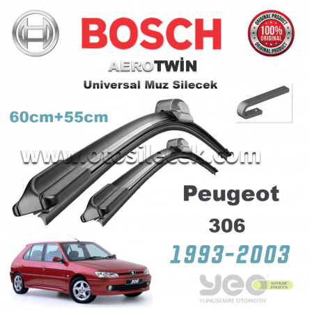 Peugeot 306 Bosch Aerotwin Muz Silecek Takımı 1993-2003