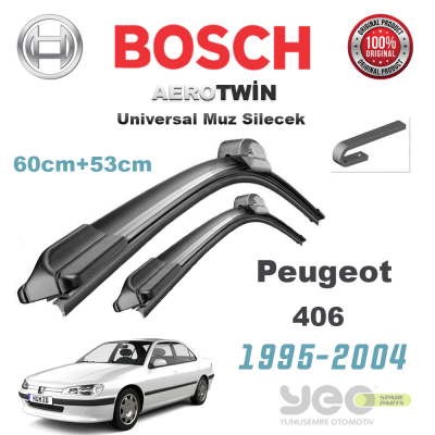 Peugeot 406 Bosch Aerotwin Muz Silecek Takımı 1995-2004