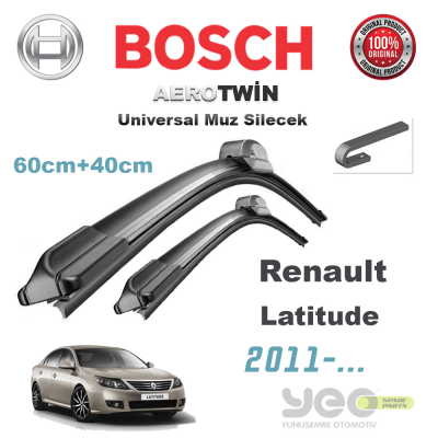 Renault Latitude Bosch Aerotwin Muz Silecek Takımı 2011->