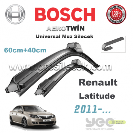 Renault Latitude Bosch Aerotwin Muz Silecek Takımı 2011->