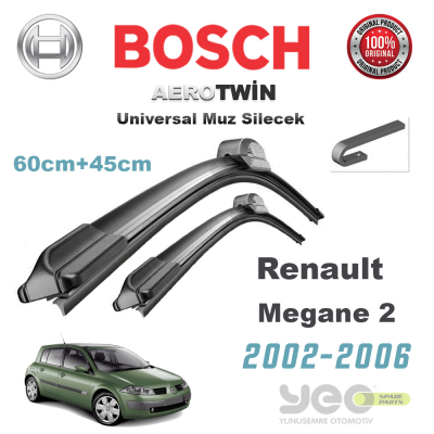 Renault Megane 2 Bosch Aerotwin Muz Silecek Takımı 2002-2006