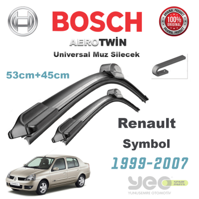 Renault Symbol Bosch Aerotwin Muz Silecek Takımı 1999-2007