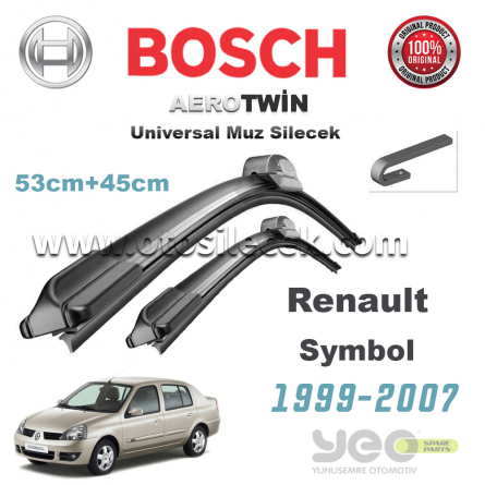 Renault Symbol Bosch Aerotwin Muz Silecek Takımı 1999-2007
