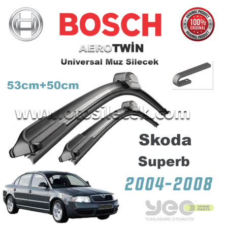 Skoda Superb Bosch Aerotwin Muz Silecek Takımı 2004-2008
