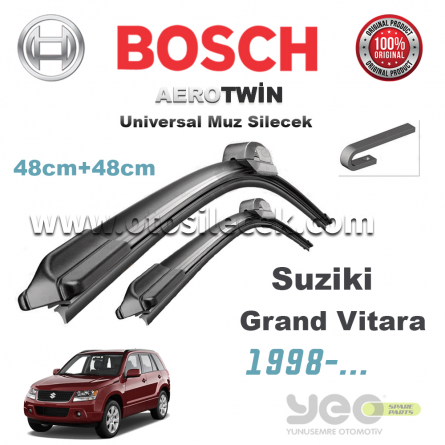 Suzuki Grand Vitara Bosch Aerotwin Muz Silecek Takımı 1998-...