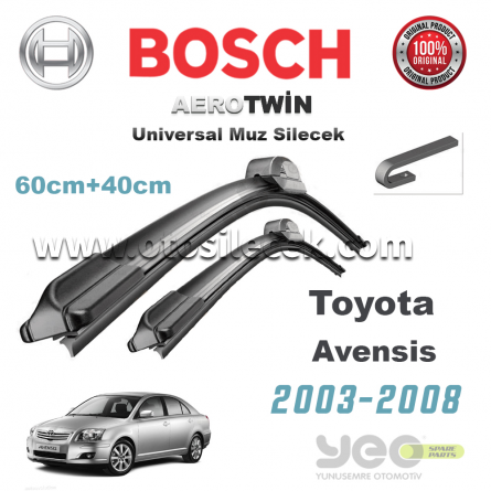 Toyota Avensis Bosch Aerotwin Muz Silecek Takımı 2003-2008