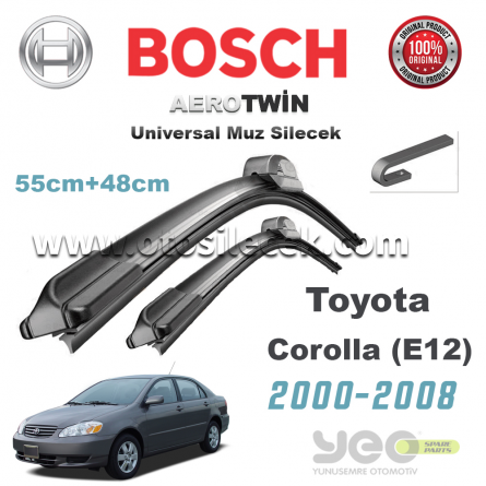 Toyota Corolla Bosch Aerotwin Muz Silecek Takımı 2000-2008