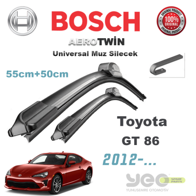 Toyota GT86 Bosch Aerotwin Muz Silecek Takımı 2012->