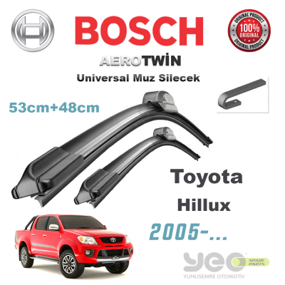 Toyota Hilux Bosch Aerotwin Muz Silecek Takımı 2005->