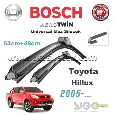 Toyota Hilux Bosch Aerotwin Muz Silecek Takımı 2005->