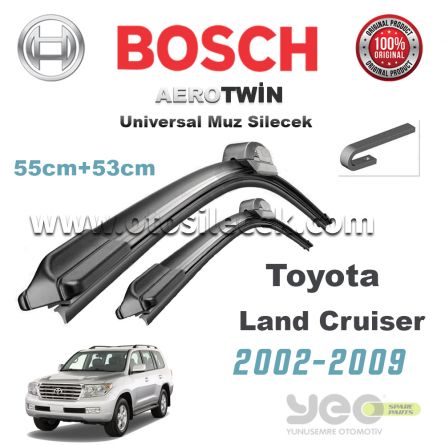 Toyota Land Cruiser Bosch Aerotwin Muz Silecek Takımı 2002-2009