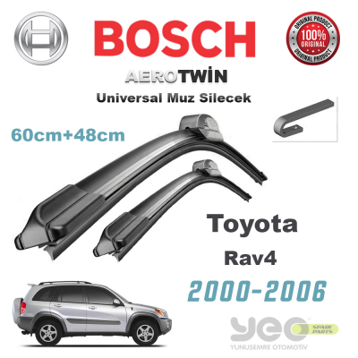 Toyota Rav4 Bosch Aerotwin Muz Silecek Takımı 2000-2006