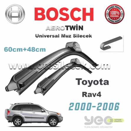 Toyota Rav4 Bosch Aerotwin Muz Silecek Takımı 2000-2006