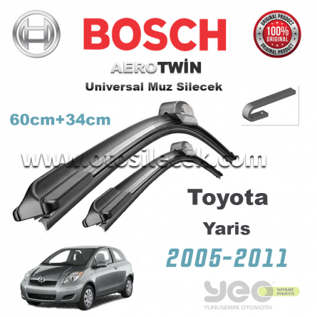 Toyota Yaris Bosch Aerotwin Muz Silecek Takımı 2005-2011