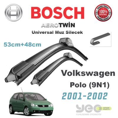 VW Polo [9N1] Bosch Aerotwin Muz Silecek Takımı 2001-2002