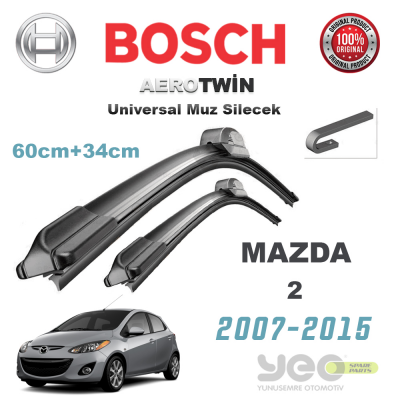 Mazda 2 Bosch Aerotwin Muz Silecek Takımı 2007-2015