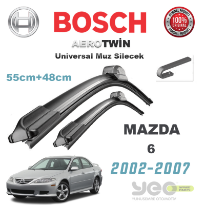 Mazda 6 Bosch Aerotwin Muz Silecek Takımı 2002-2007