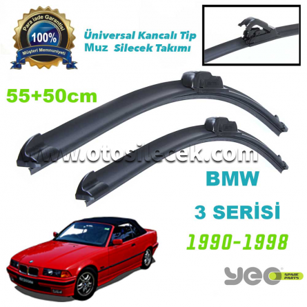 BMW 3 Serisi (E36) 1990-1998 Yeo Aeroflex Muz Silecek Takımı