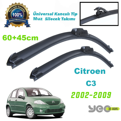 Citroen C3 YEO Aeroflex Muz Silecek Takımı 2002-2009