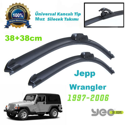 Jeep Wrangler YEO Aeroflex Muz Silecek Takımı