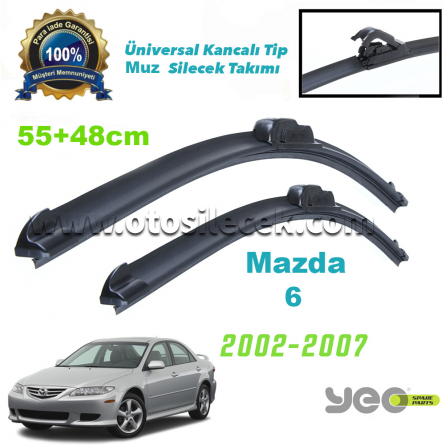 Mazda 6 YEO Aeroflex Muz Silecek Takımı 2002-2007