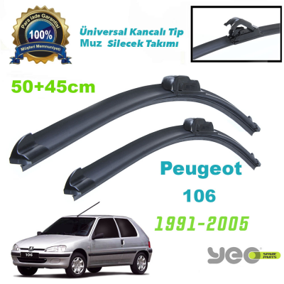 Peugeot 106 Yeo Aeroflex Muz Silecek Takımı