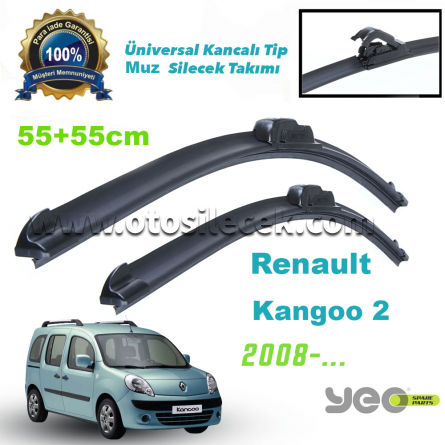 Renault Kangoo 2 2008-...Yeo Aeroflex Muz Silecek Takımı