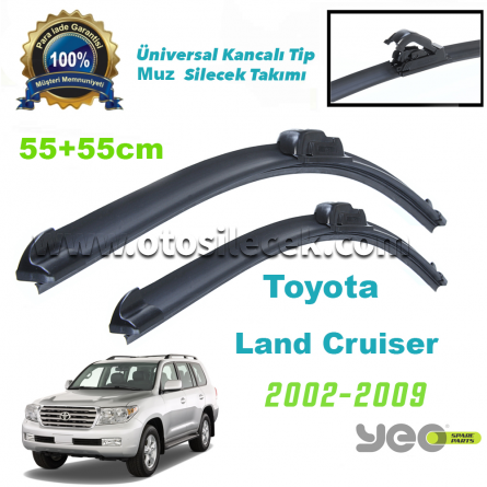 Toyota Land Cruiser (2002-2009) Muz Silecek Takımı Yeo Aeroflex 