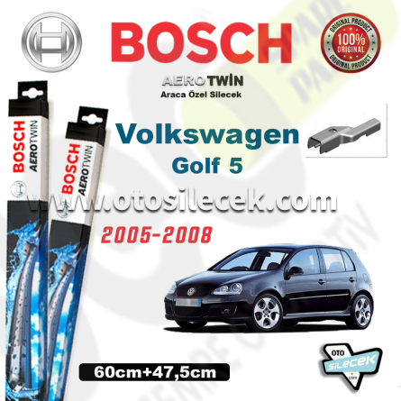 VW Golf 5 Bosch Aerotwin Silecek Takımı