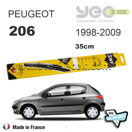 Peugeot 206 Arka Silecek SWF 1998-2009