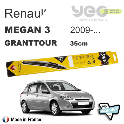 Renault Megane 3 Grand Tourer Arka Silecek SWF (2009->)