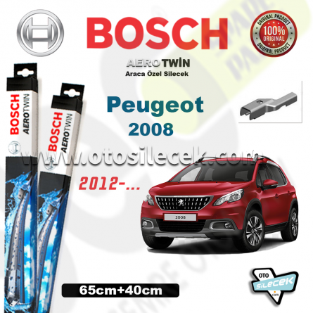 Peugeot 2008 Bosch Aerotwin Silecek Takımı 2013->
