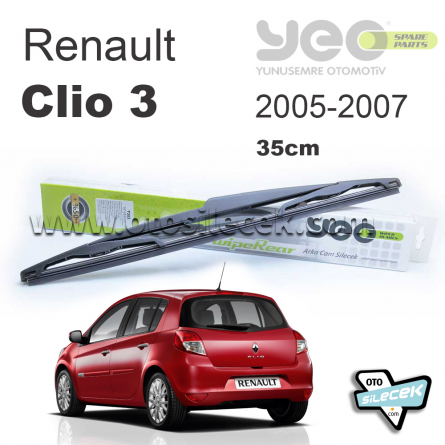 Renault Clio 3 Arka Silecek 2005-2007 YEO WipeRear