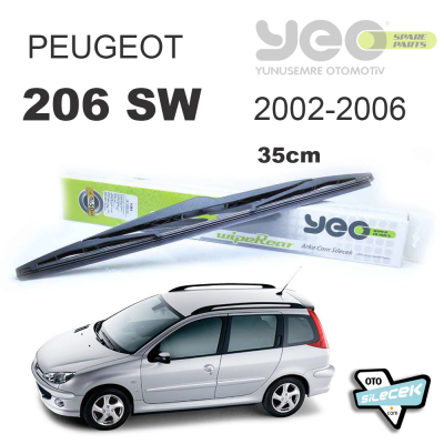 Peugeot 206 SW Arka Silecek 2002-2006