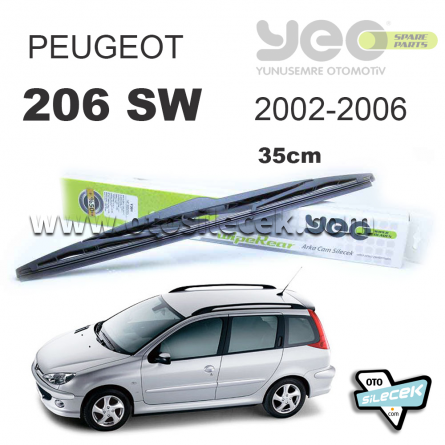 Peugeot 206 SW Arka Silecek 2002-2006