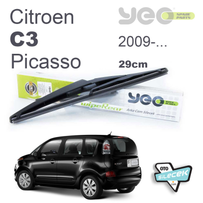 Citroen C3 Picasso Arka Silecek 2009-..