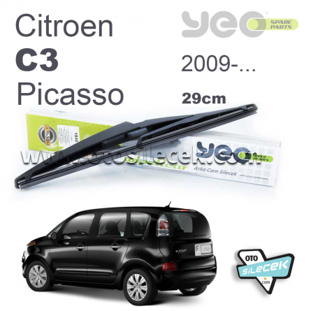 Citroen C3 Picasso Arka Silecek 2009-..