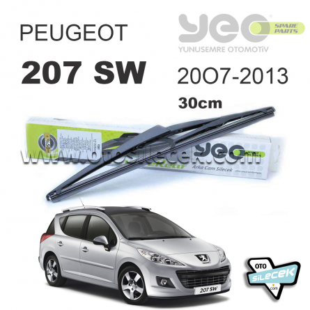 Peugeot 207 SW Arka Silecek 2007-2013