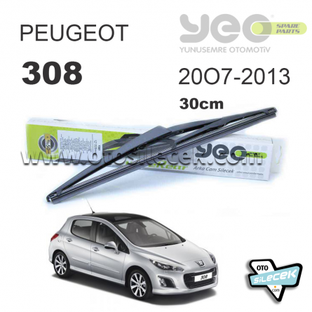 Peugeot 308 Arka Silecek 2007-2013