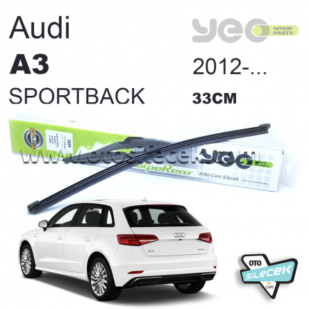 Audi A3 Sportback Arka Silecek 2012-..