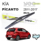 Kia Picanto Arka Silecek 2011-2017