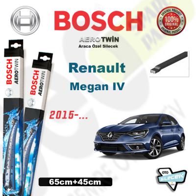 Renault Megane 4 Bosch Aerotwin Silecek Takımı 2015->