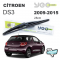 Citroen DS3 Arka Silecek 2009-2015