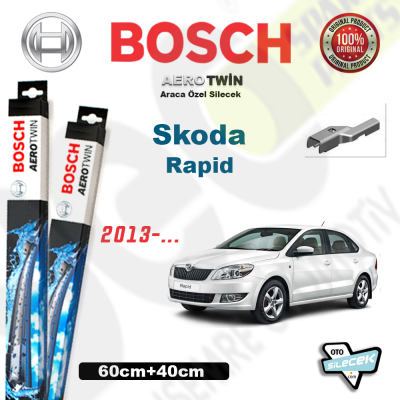 Skoda Rapid Bosch Aerotwin Silecek Takımı 2013->