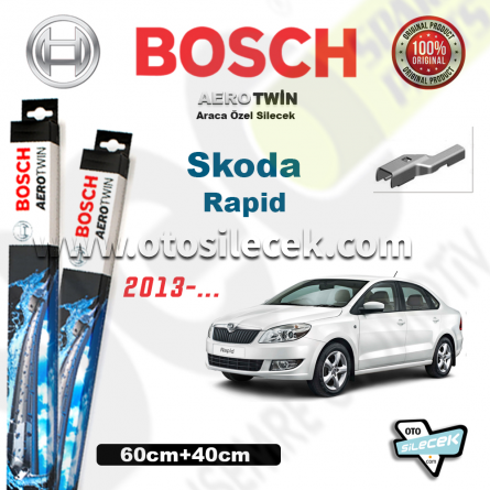 Skoda Rapid Bosch Aerotwin Silecek Takımı 2013->