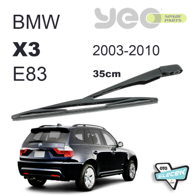 BMW X3 Arka Silecek Kolu Set 2003-2010