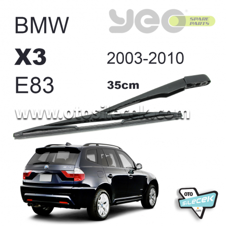 BMW X3 Arka Silecek Kolu Set 2003-2010